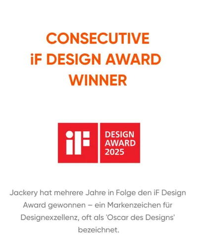 iF Design Award 2025 – Jackery SolarVault Solarspeicher, erhältlich bei FlexiSolar